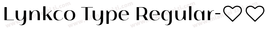 Lynkco Type Regular字体转换